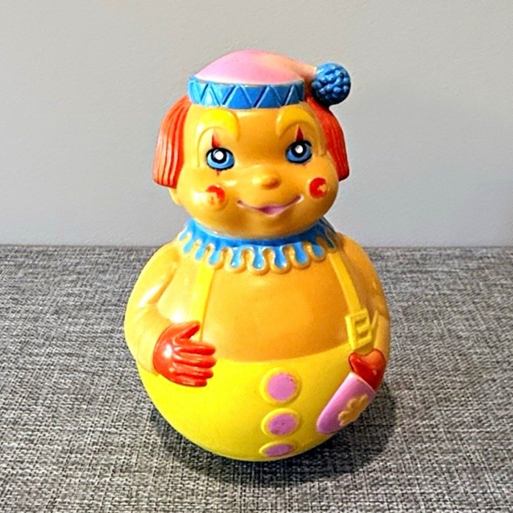 The First Years 1972 Vintage Clown chime Toy